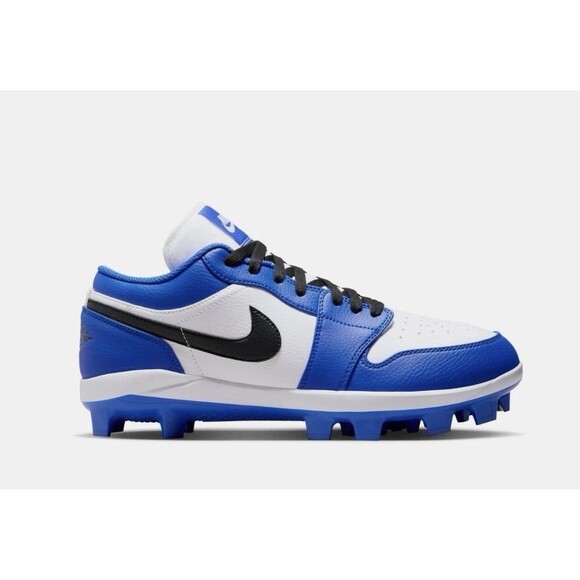 Jordan 1 Retro MCS Low Blue Black White Baseball Cleats CJ8524-411 Men\'s Size 11 main image 5